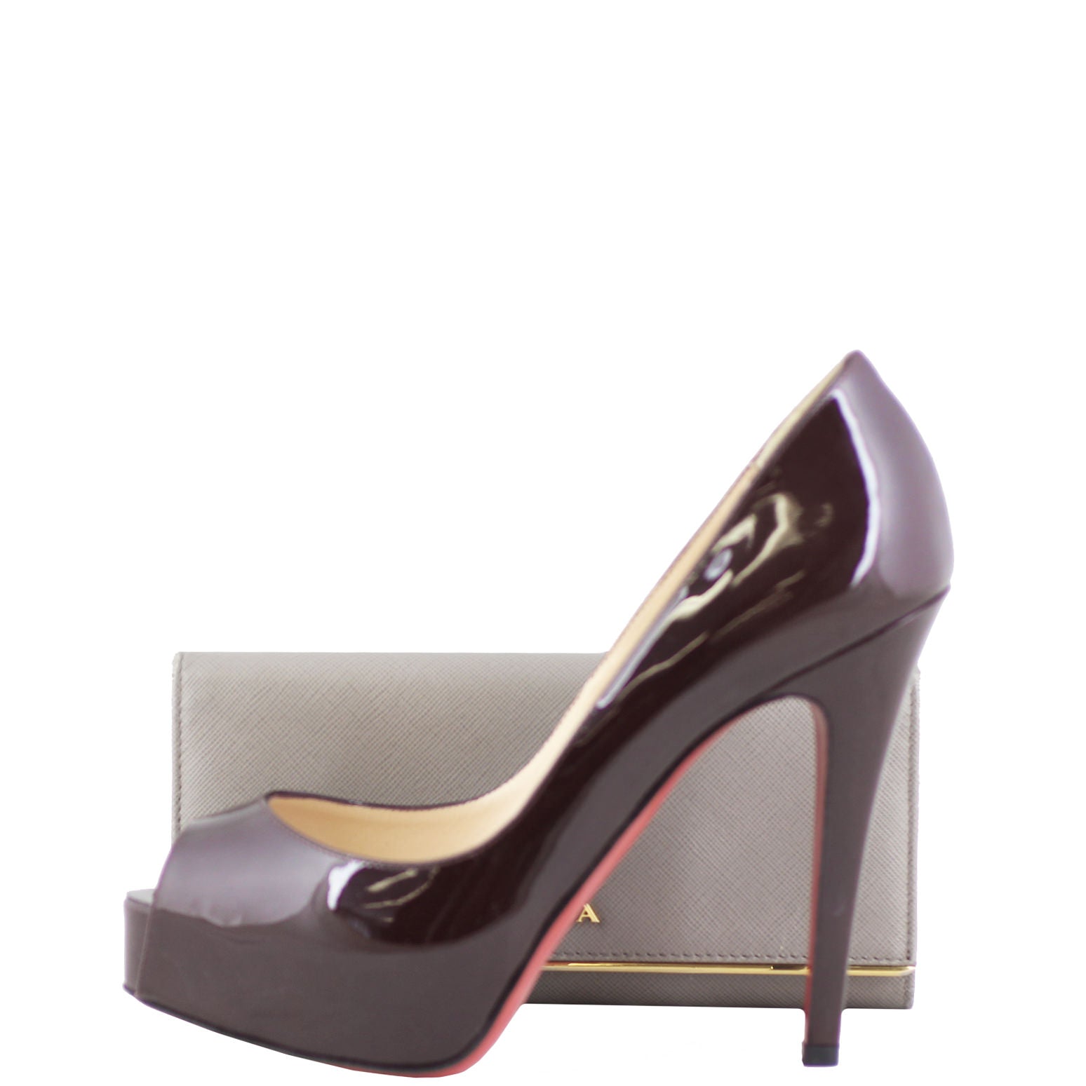 Prada Saffiano Metal Continental Wallet Scale