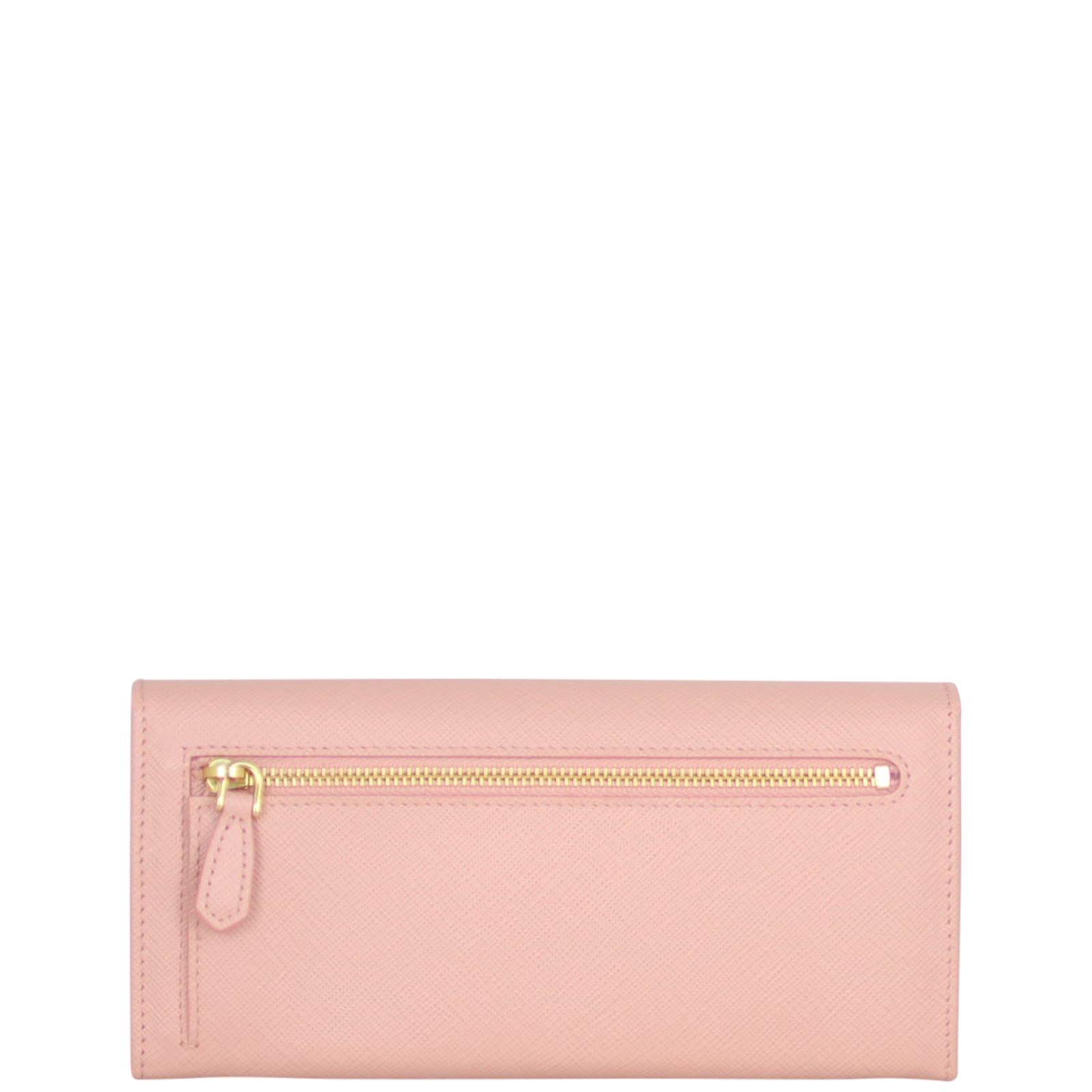 Prada Saffiano Metal Continental Wallet Back