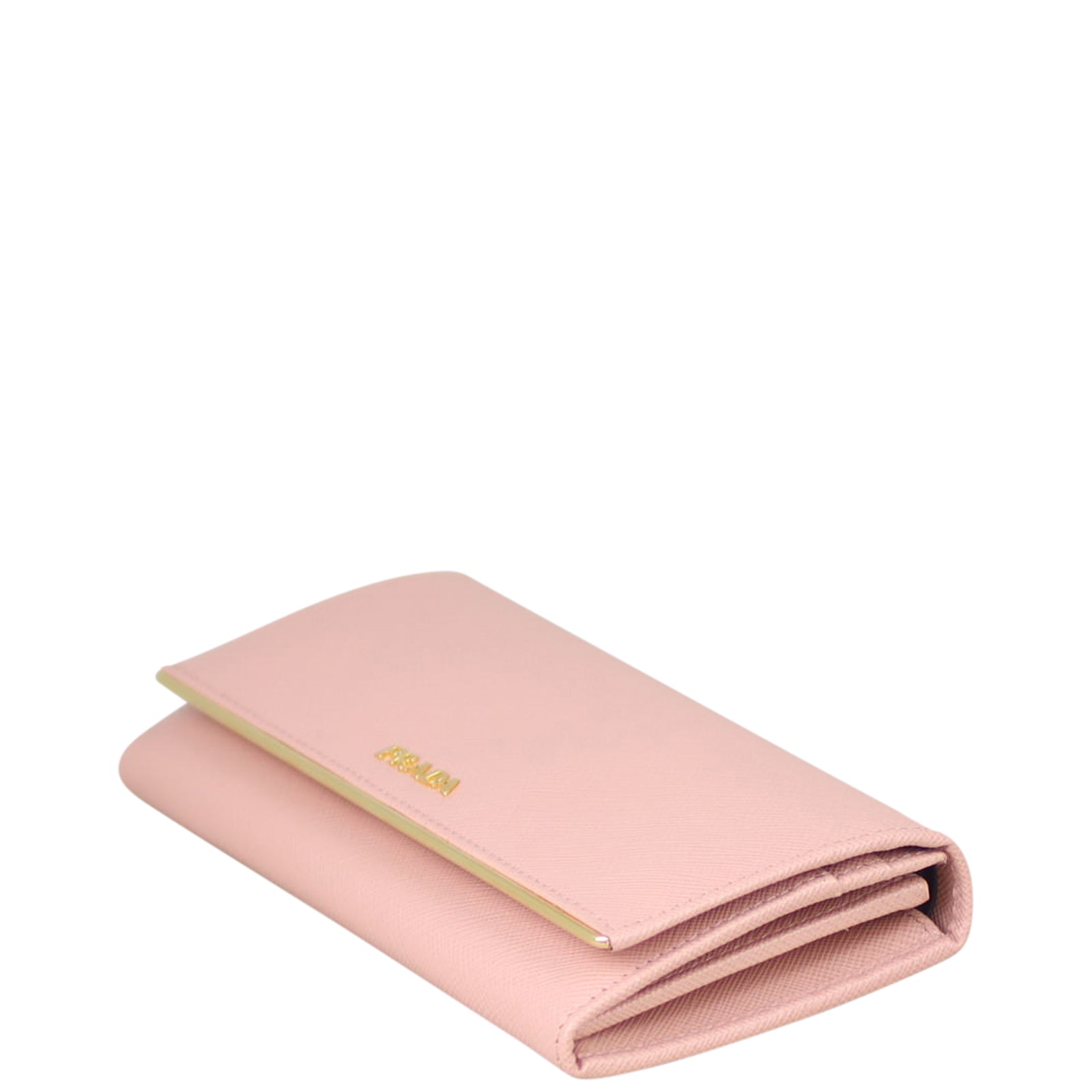 Prada Saffiano Metal Continental Wallet Corner