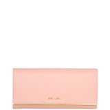 Prada Saffiano Metal Continental Wallet Front