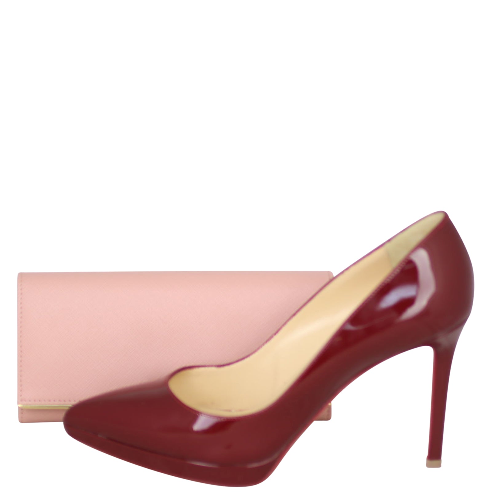 Prada Saffiano Metal Continental Wallet Shoe