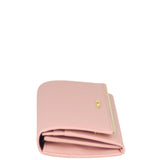 Prada Saffiano Metal Continental Wallet Side