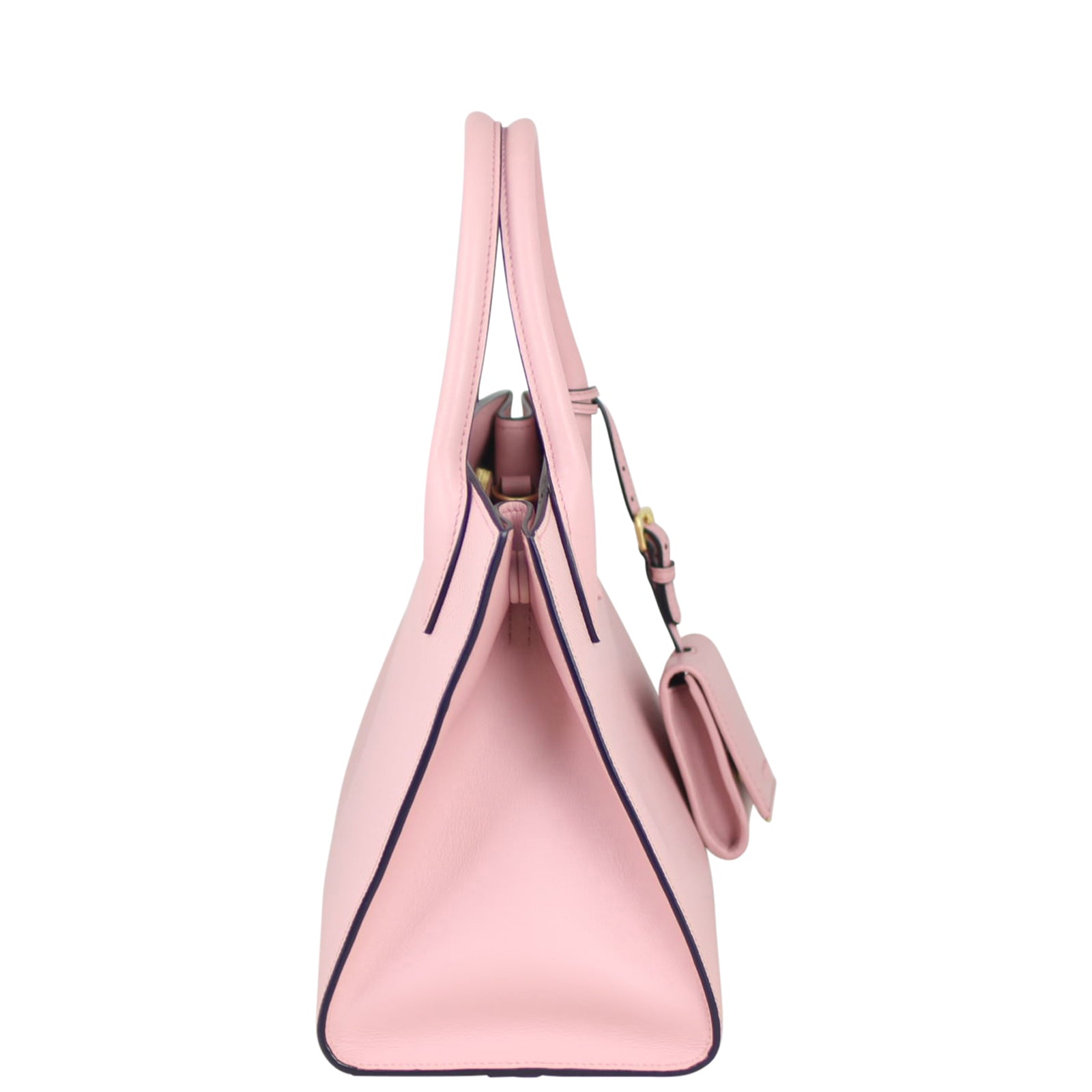 Prada Saffiano Monochrome Small Bag Side