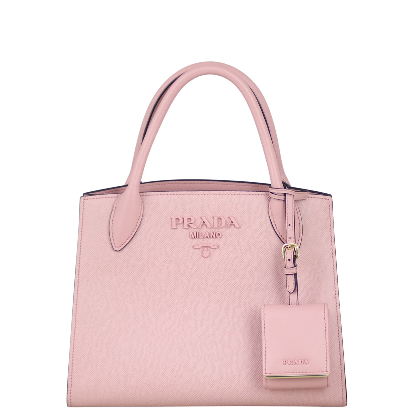 Prada Saffiano Monochrome Small Bag Front