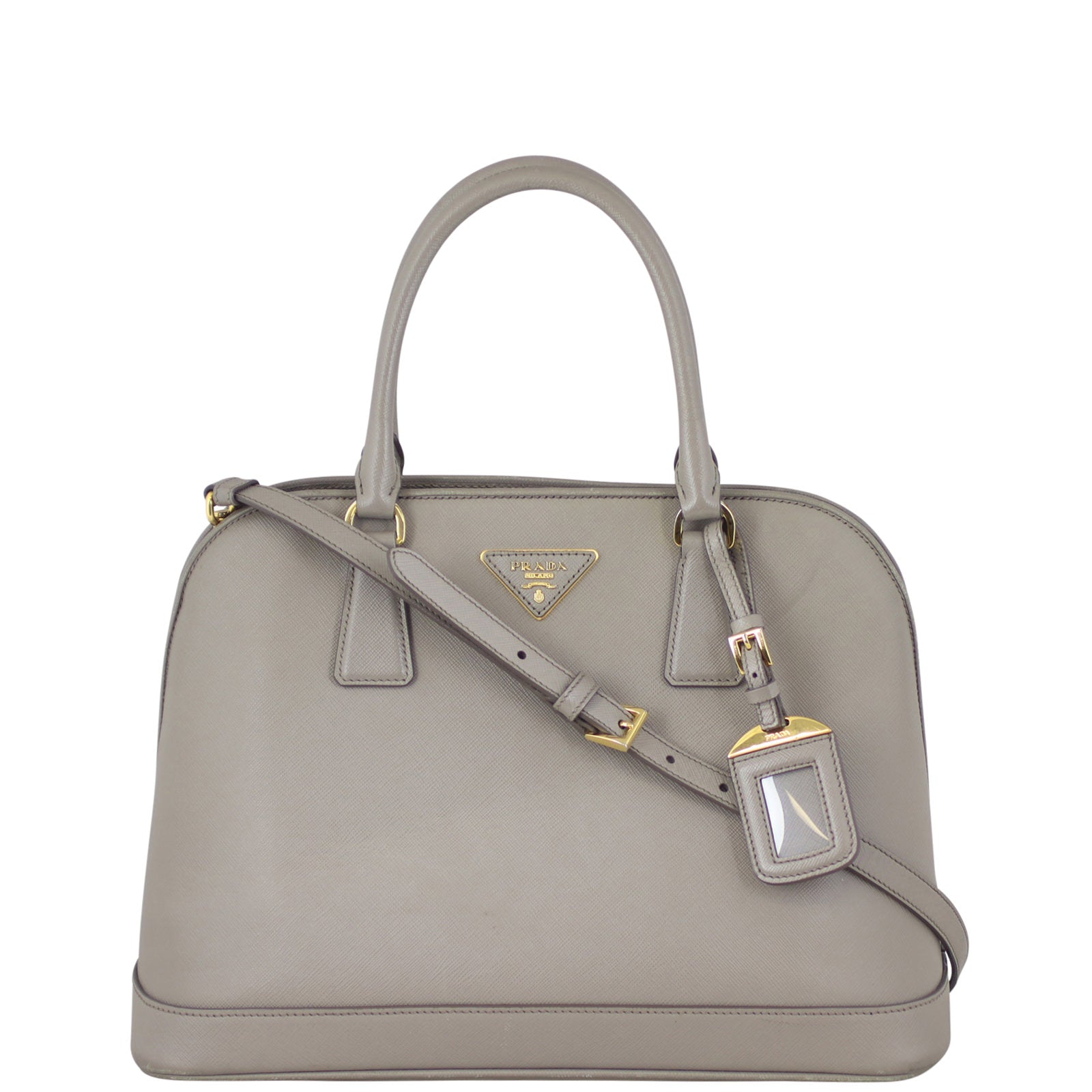 Prada Saffiano Lux Promenade Medium Front