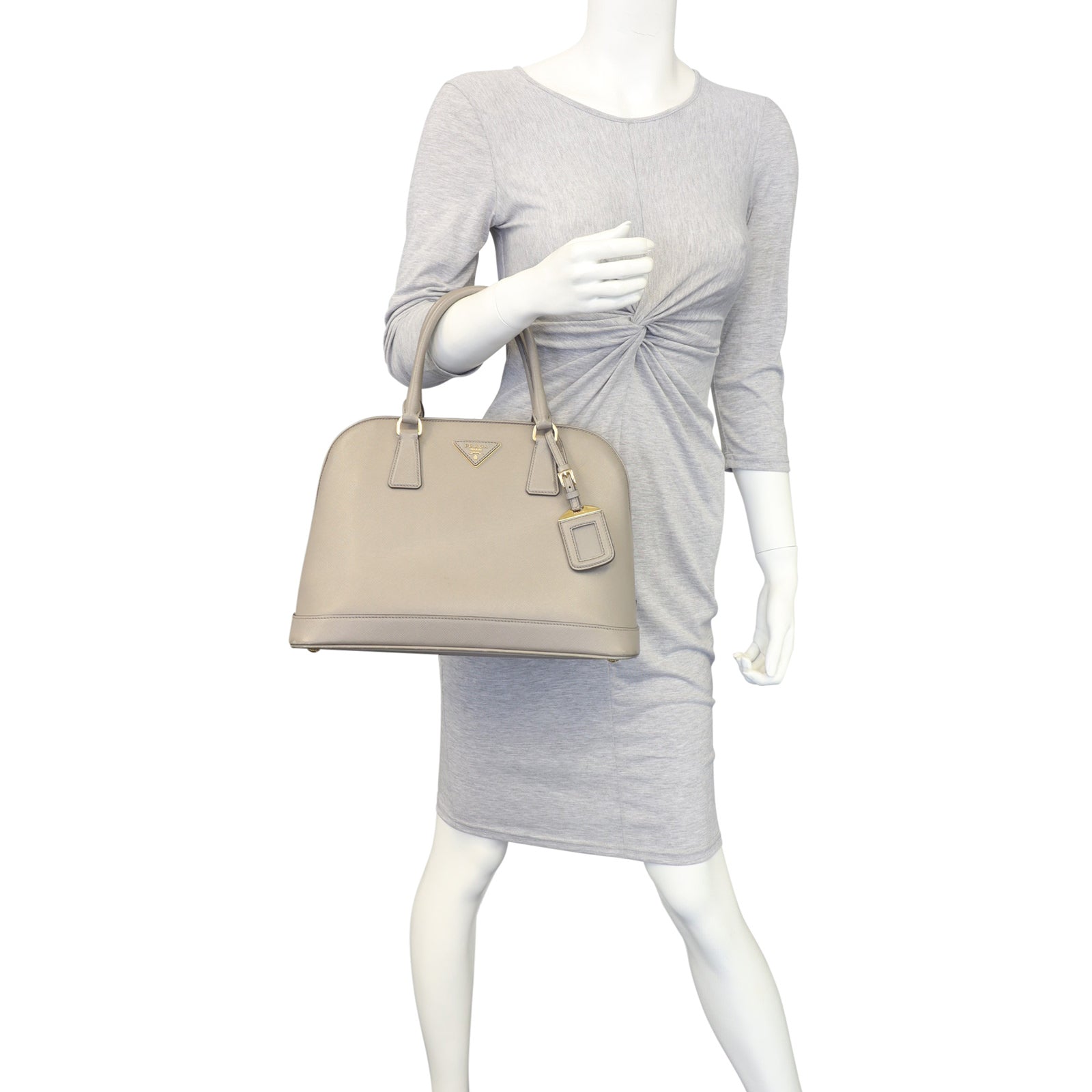 Prada Saffiano Lux Promenade Medium Mannequin