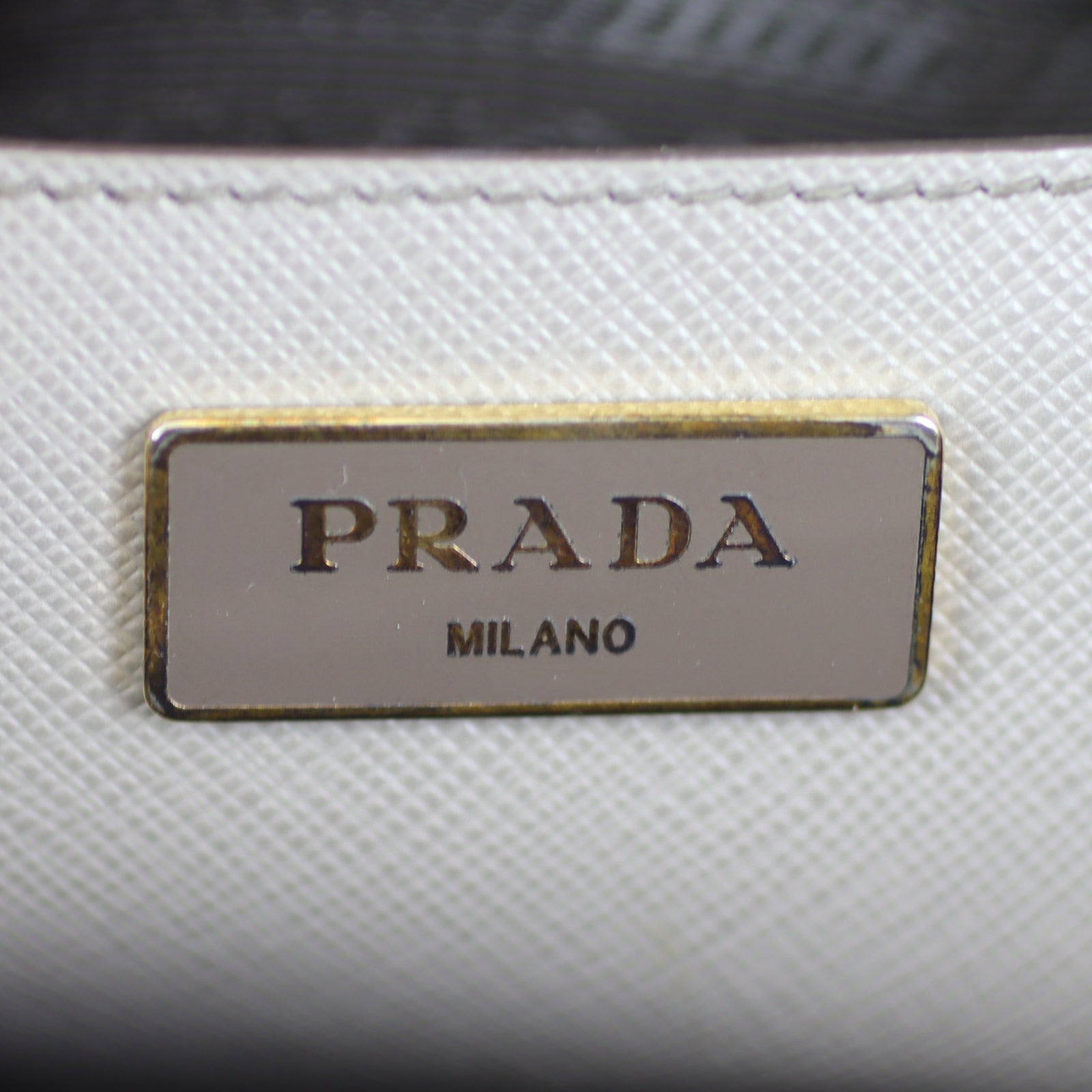 Prada Saffiano Lux Promenade Medium Stamp