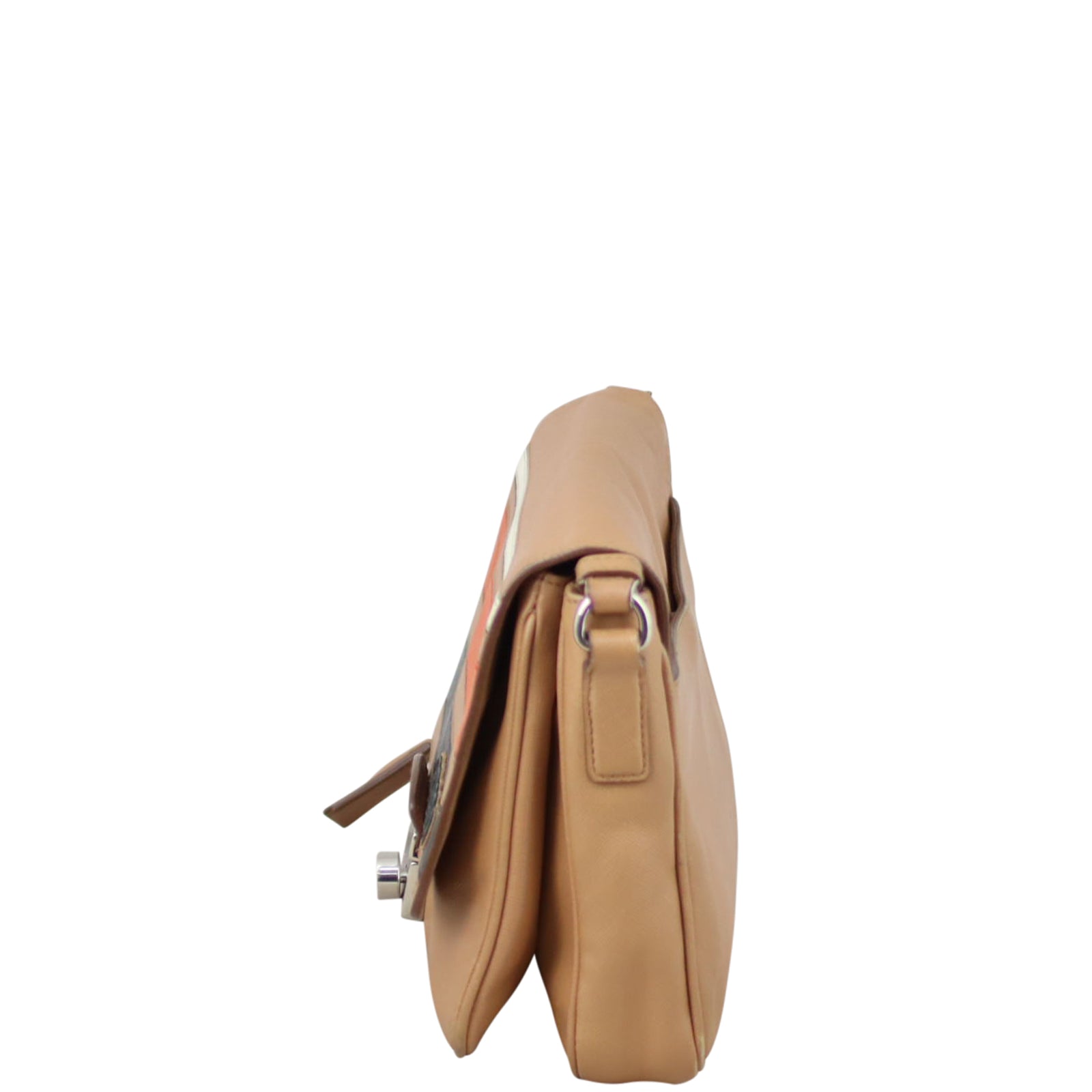 Prada Saffiano Righe Crossbody Side