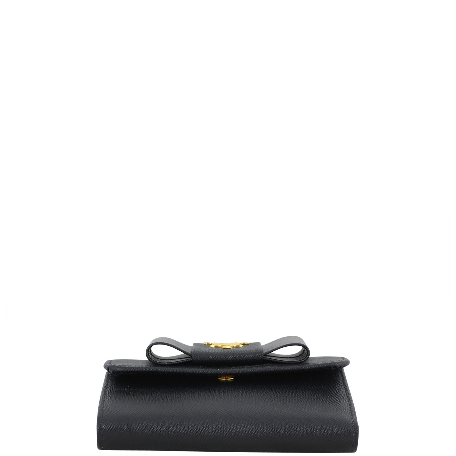 Prada Saffiano Small Fiocco Bow Wallet Base