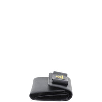 Prada Saffiano Small Fiocco Bow Wallet Left