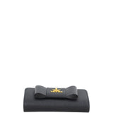 Prada Saffiano Small Fiocco Bow Wallet Top