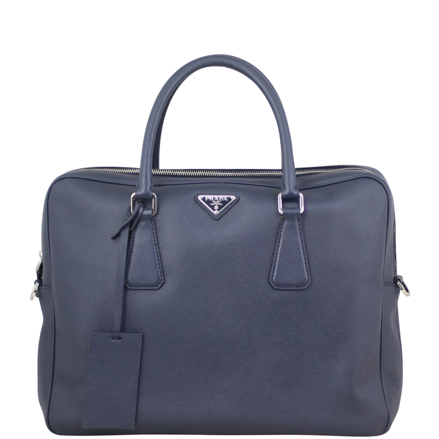 Prada Saffiano Travel Briefcase Front