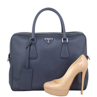 Prada Saffiano Travel Briefcase Shoe