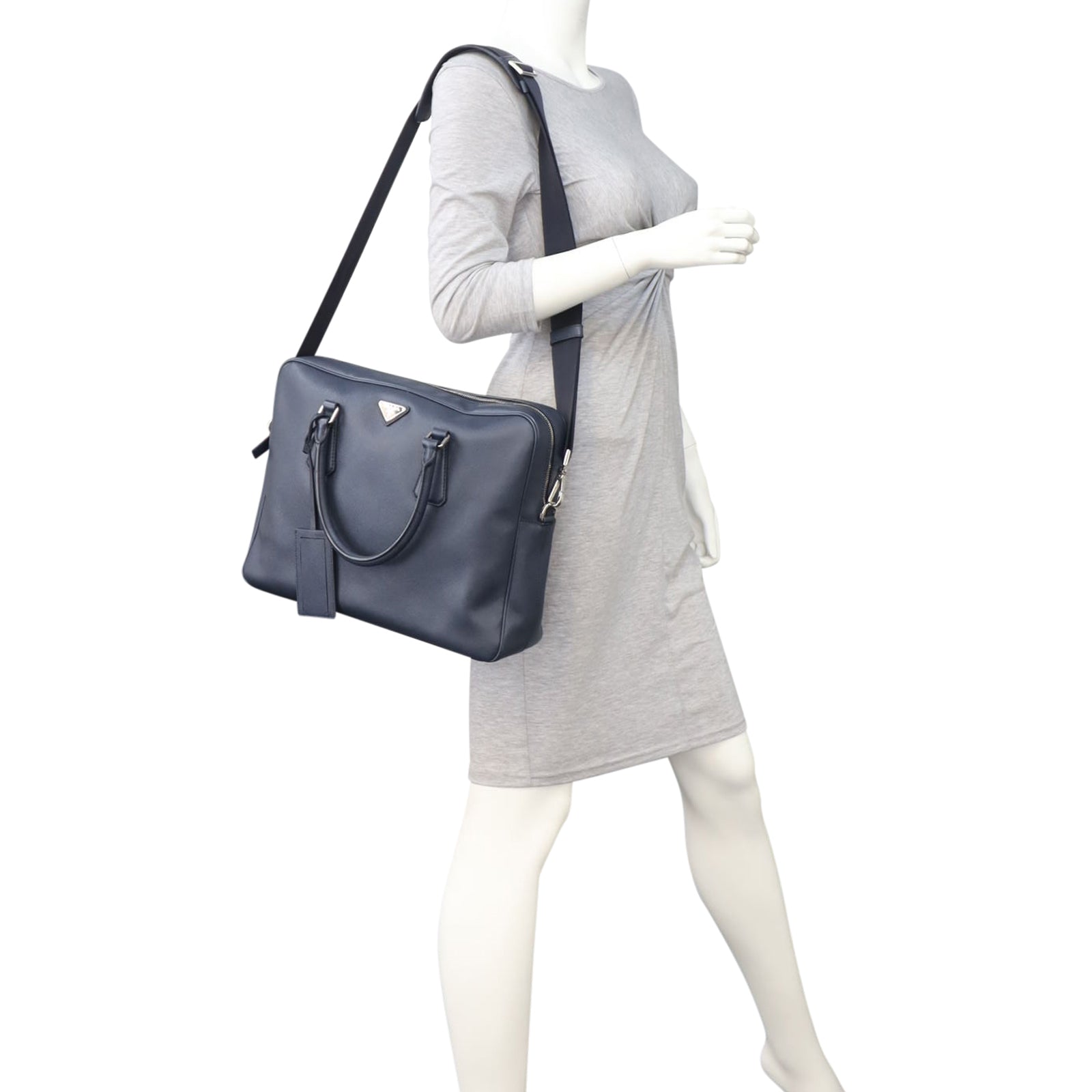 Prada Saffiano Travel Briefcase Mannequin