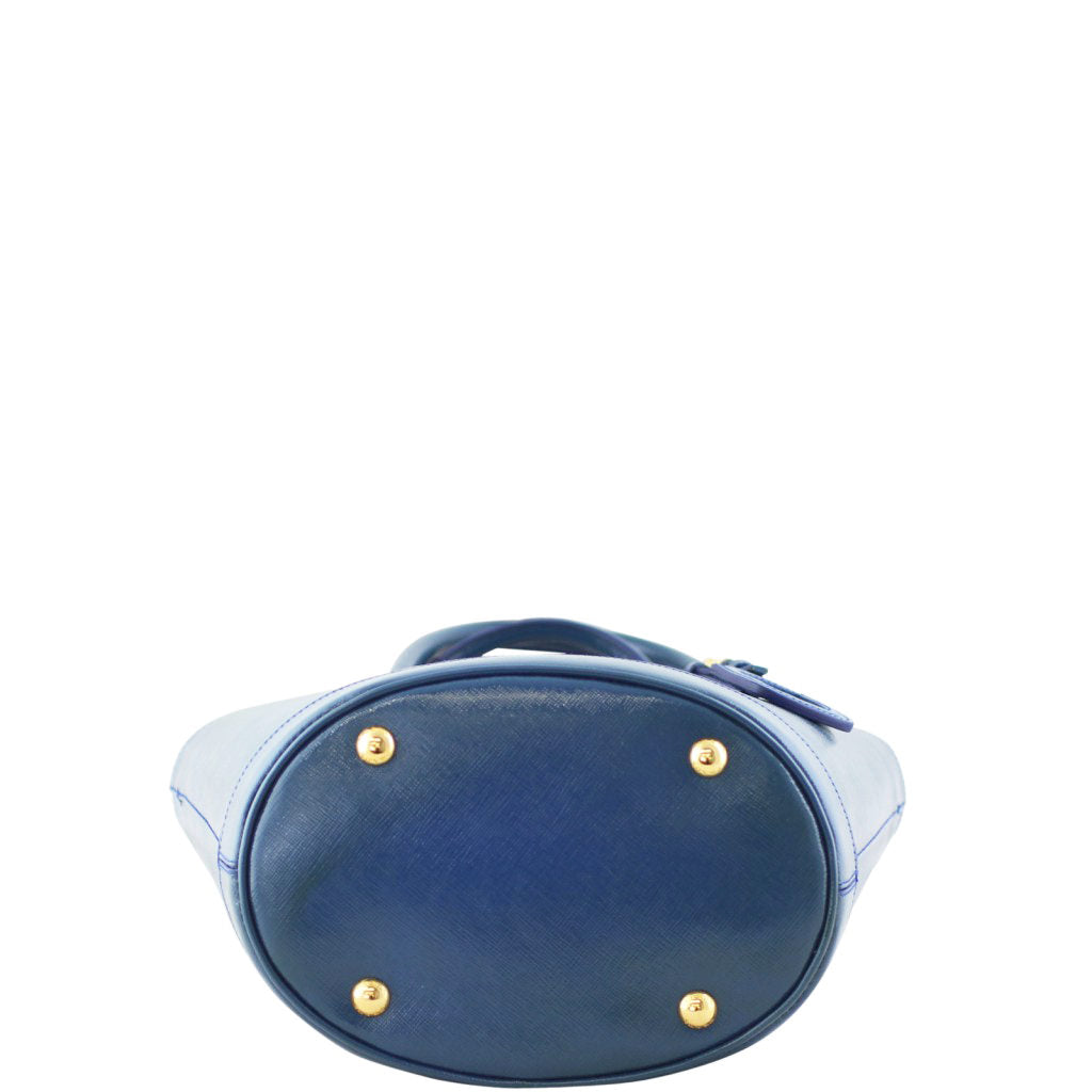 Prada Saffiano Vernice Secchiello Bucket Bag base