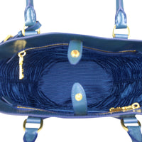 Prada Saffiano Vernice Secchiello Bucket Bag Interior