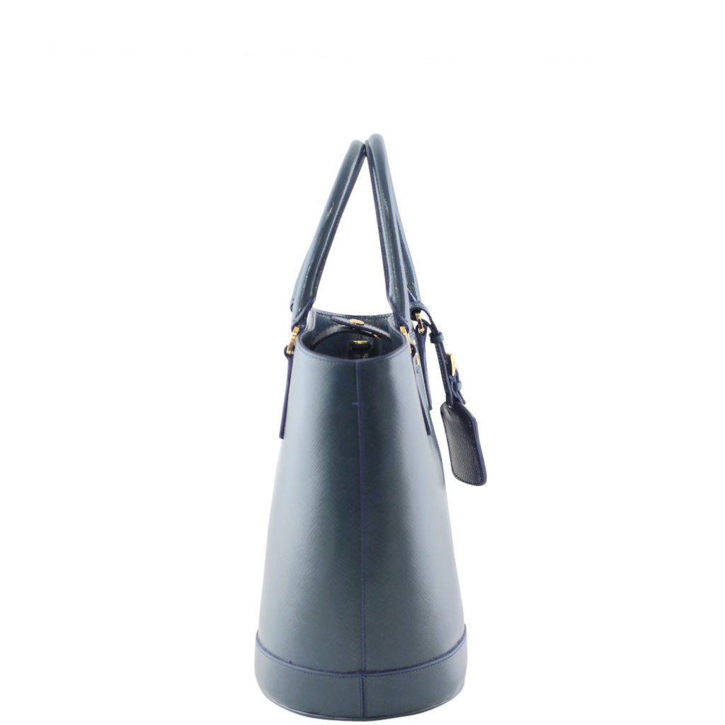 Prada Saffiano Vernice Secchiello Bucket Bag side