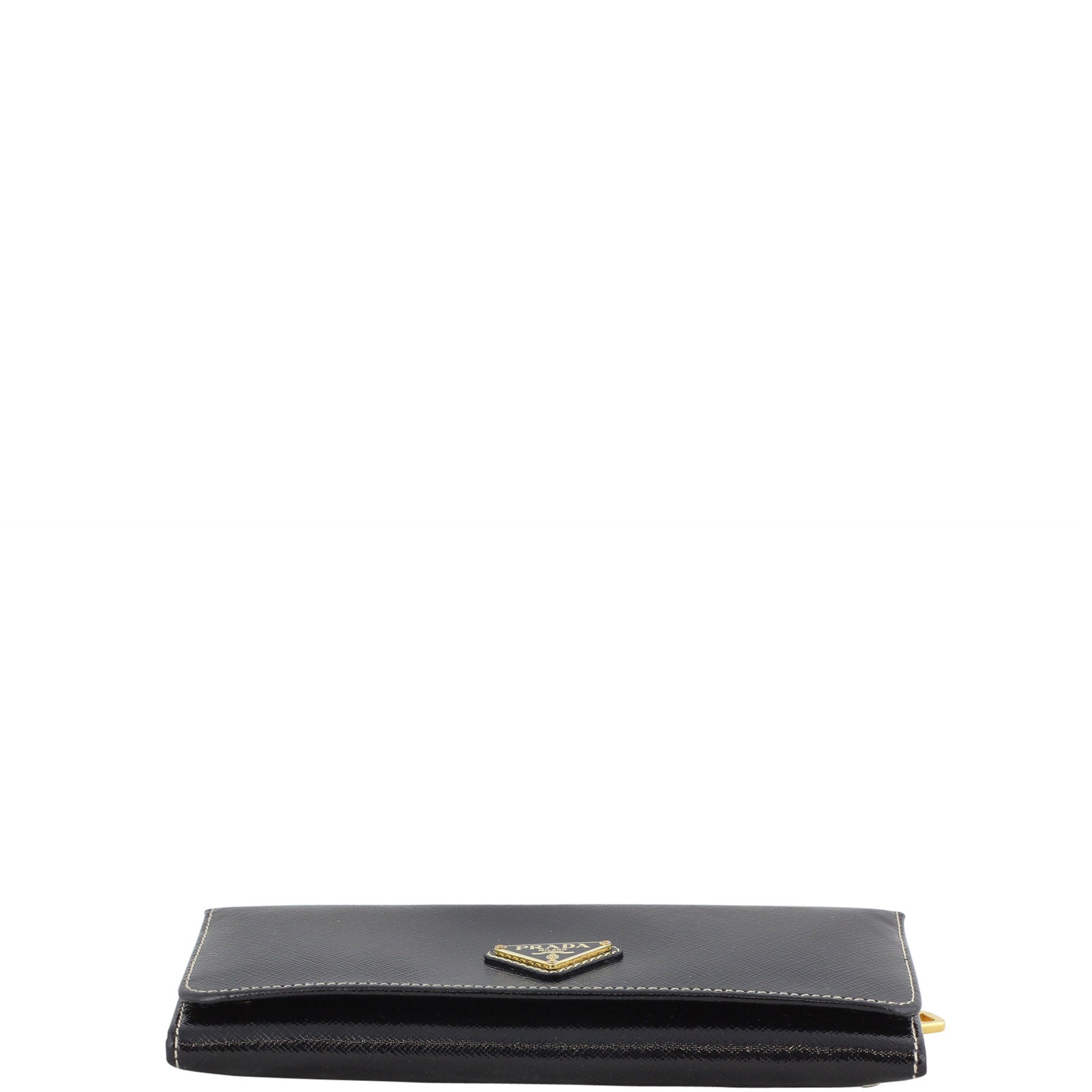 Prada Saffiano Vernice Continental Wallet Base