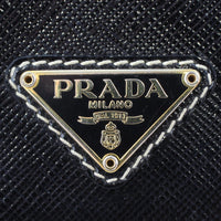 Prada Saffiano Vernice Continental Wallet Exterior