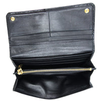 Prada Saffiano Vernice Continental Wallet Interior