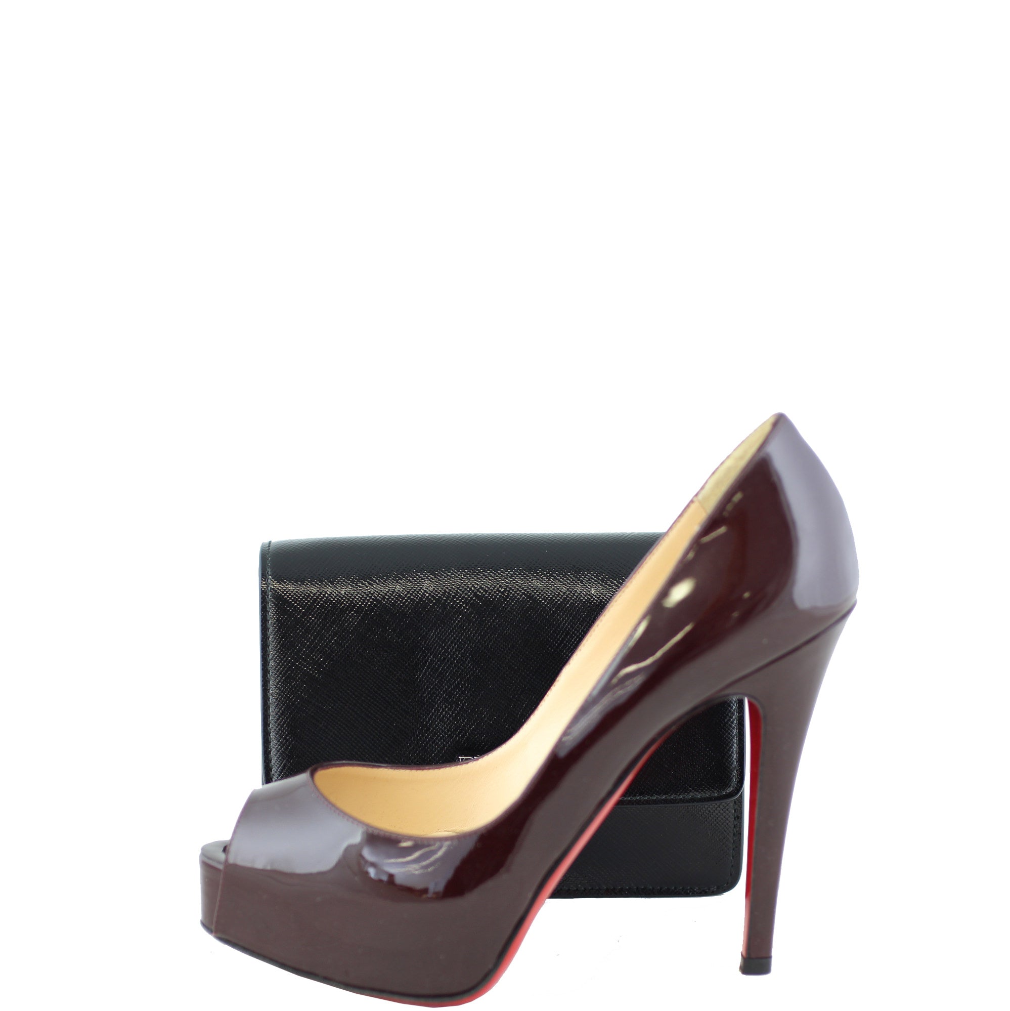 Prada Saffiano Vernice Crossbody Scale