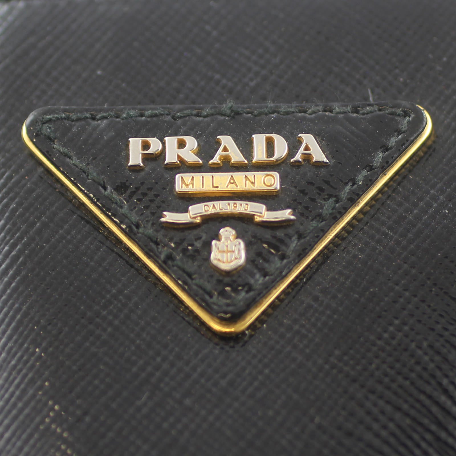Prada Saffiano Vernice Tote Bag Logo