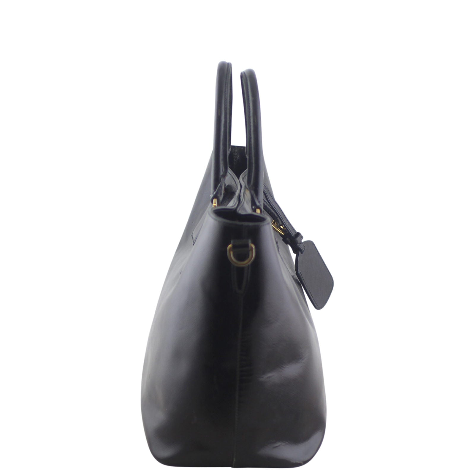 Prada Saffiano Vernice Tote Bag Right