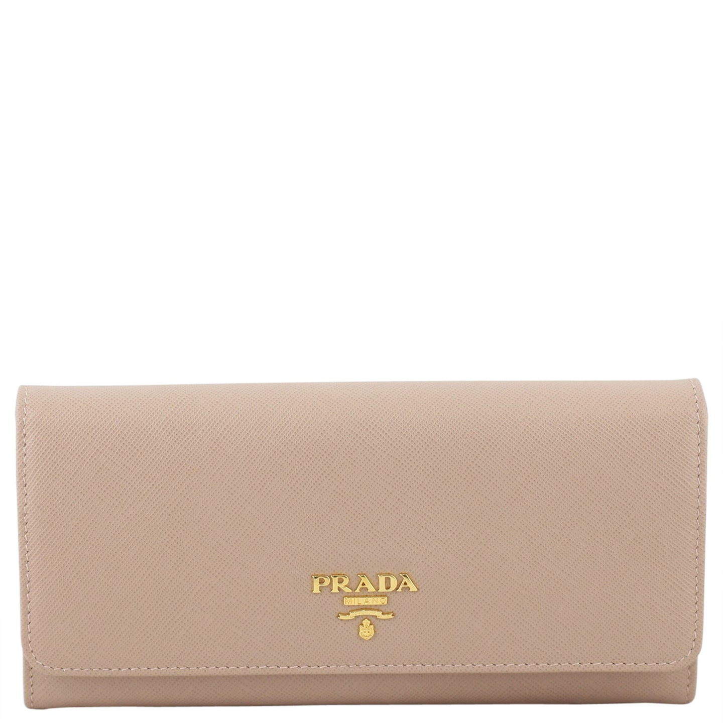 Prada Saffiano Continental Wallet Front