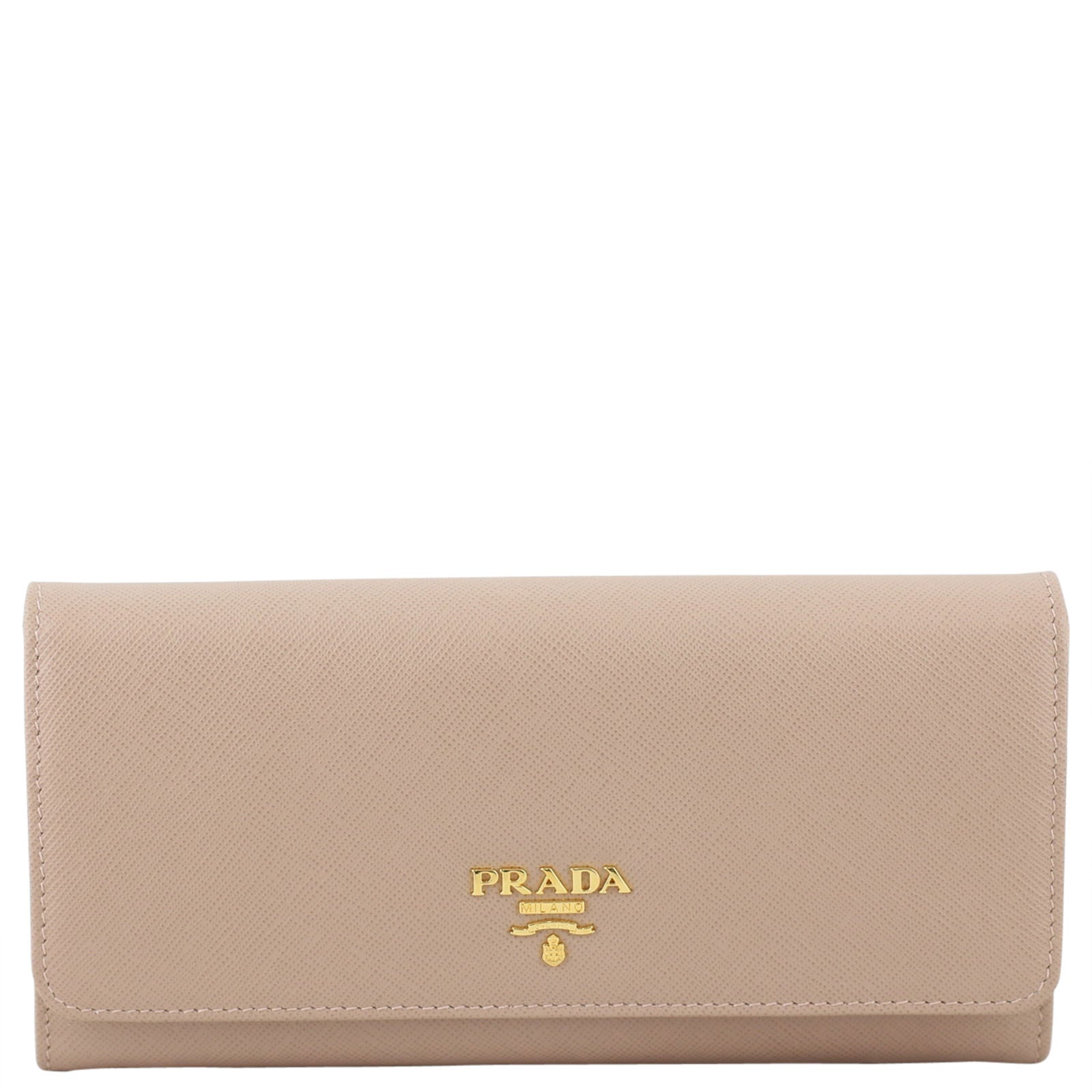 Prada Saffiano Continental Wallet Front