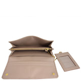 Prada Saffiano Continental Wallet Interior