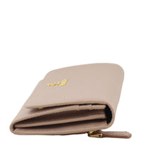 Prada Saffiano Continental Wallet Left