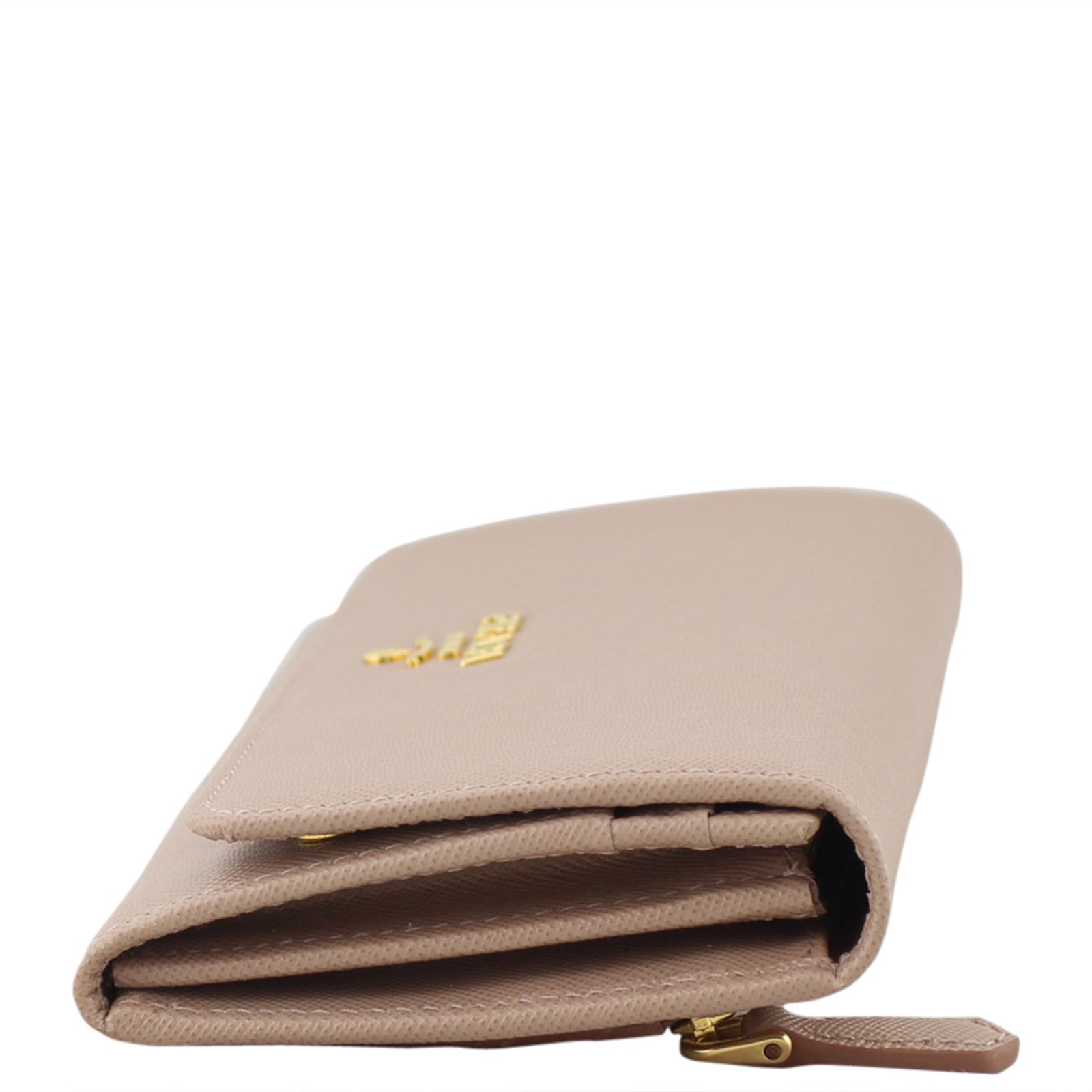 Prada Saffiano Continental Wallet Left