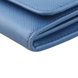 Prada Saffiano Continental Wallet Corner