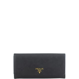 Prada Saffiano Wallet Front