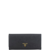 Prada Saffiano Wallet Front