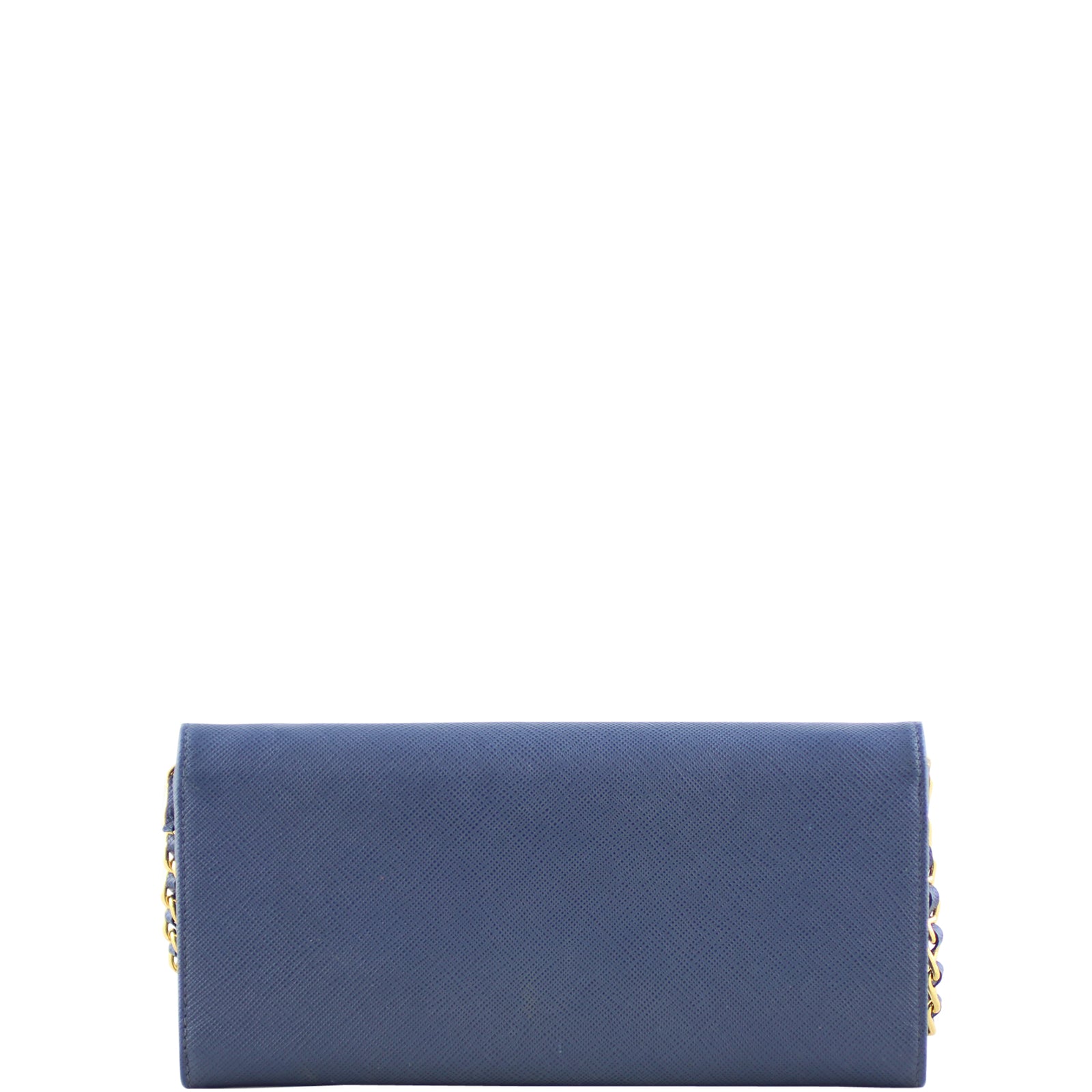 Prada Saffiano Lux Chain Wallet Back