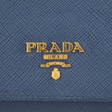 Prada Saffiano Lux Chain Wallet hardware