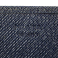 Prada Saffiano Lux Chain Wallet Stamp