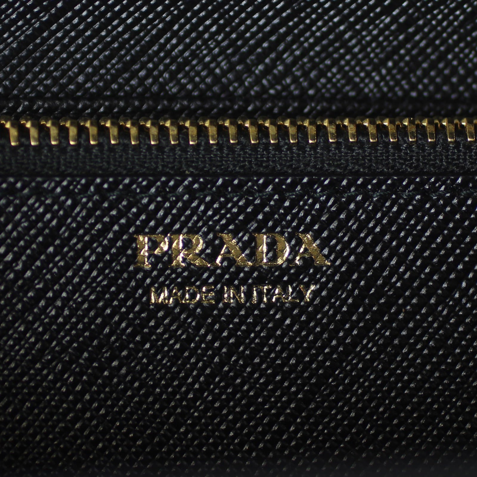 Prada Saffiano Wallet Stamp