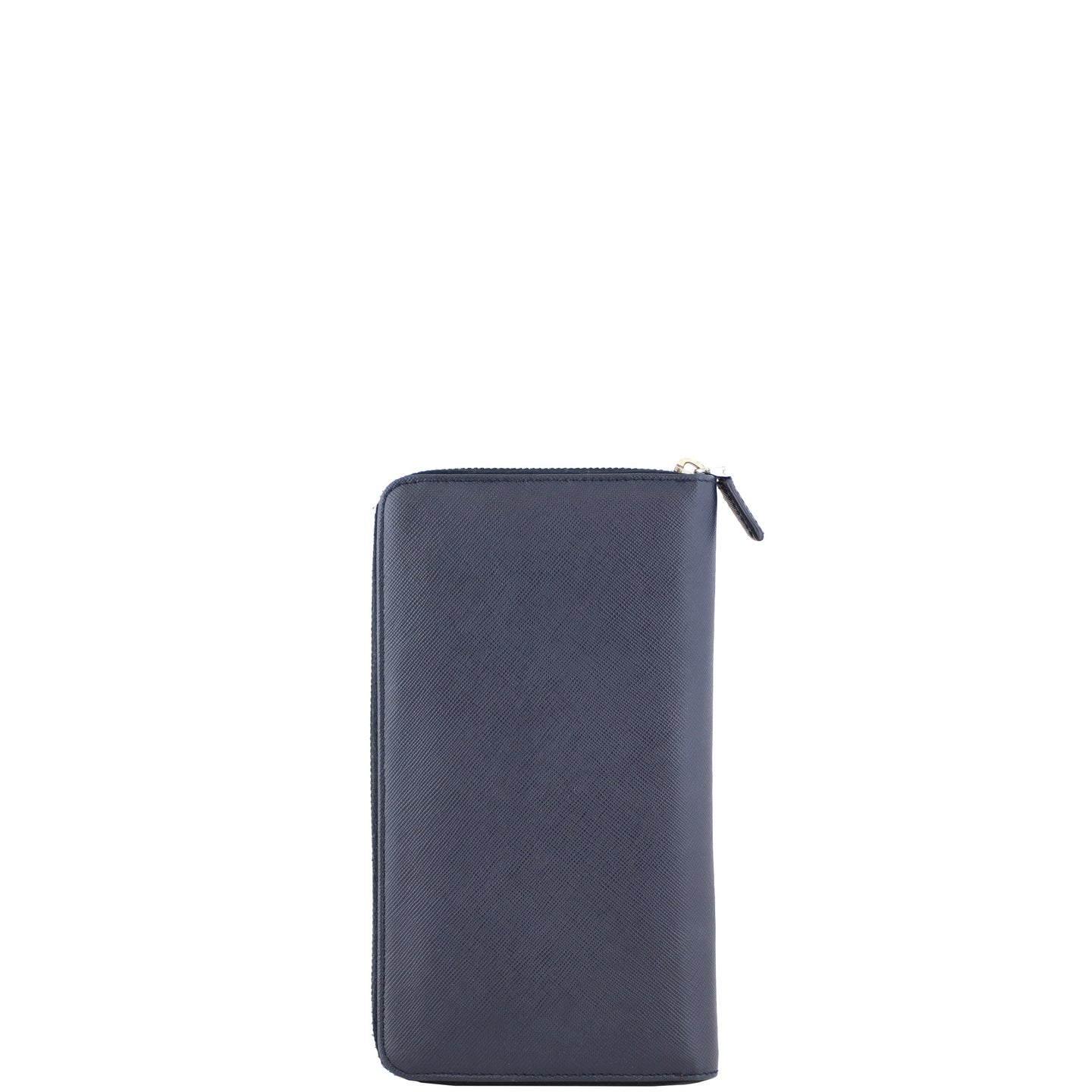 Prada Saffiano Zip Around Travel Wallet Back