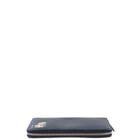 Prada Saffiano Zip Around Travel Wallet Base