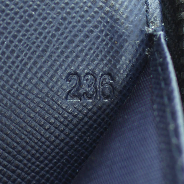 Prada Saffiano Zip Around Travel Wallet Code