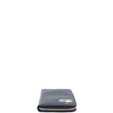 Prada Saffiano Zip Around Travel Wallet Left