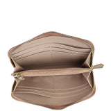 Prada Saffiano Zip Around Wallet Whole interior