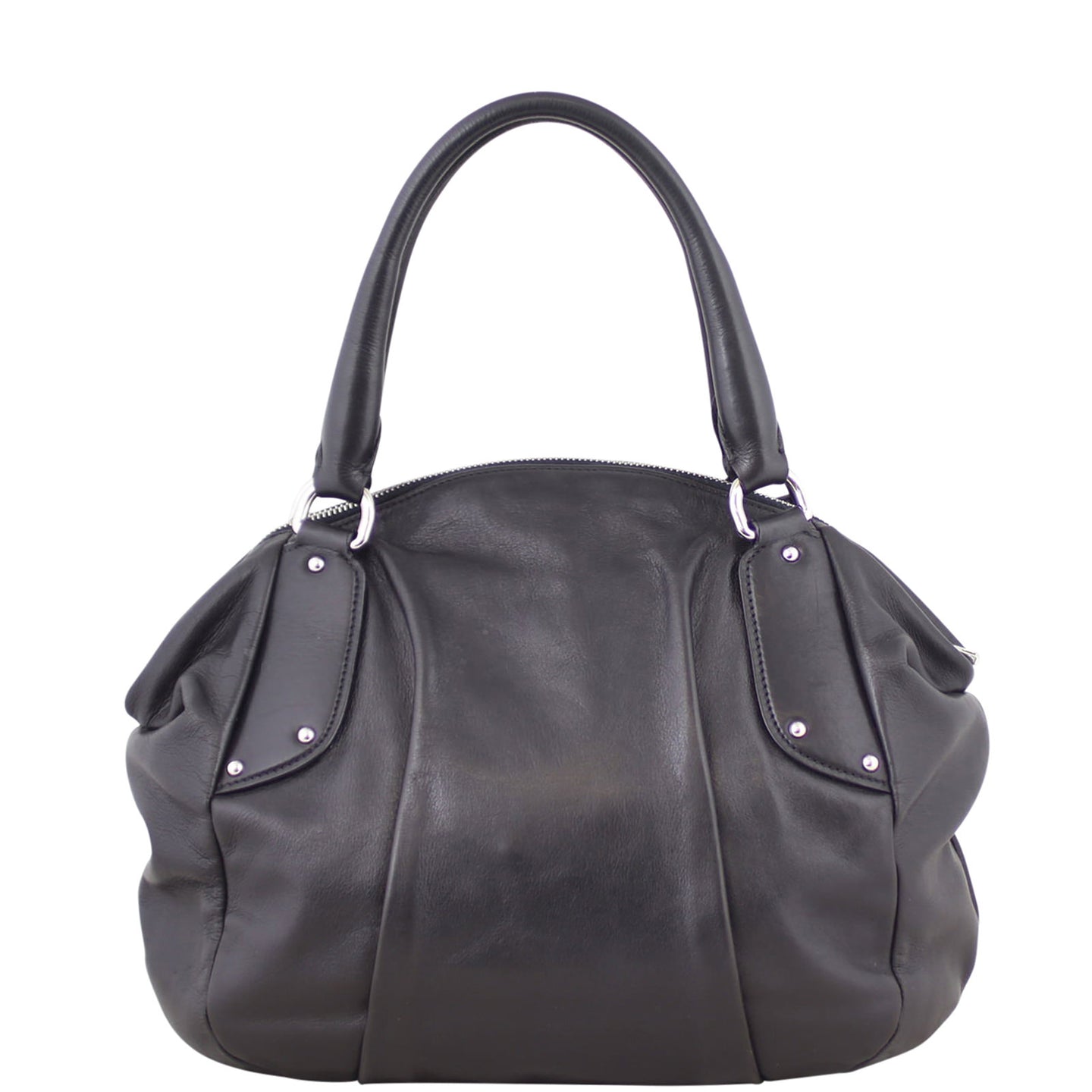 Prada Cervo Antik Bauletto Bowler Back