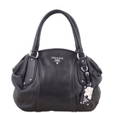 Prada Cervo Antik Bauletto Bowler Front
