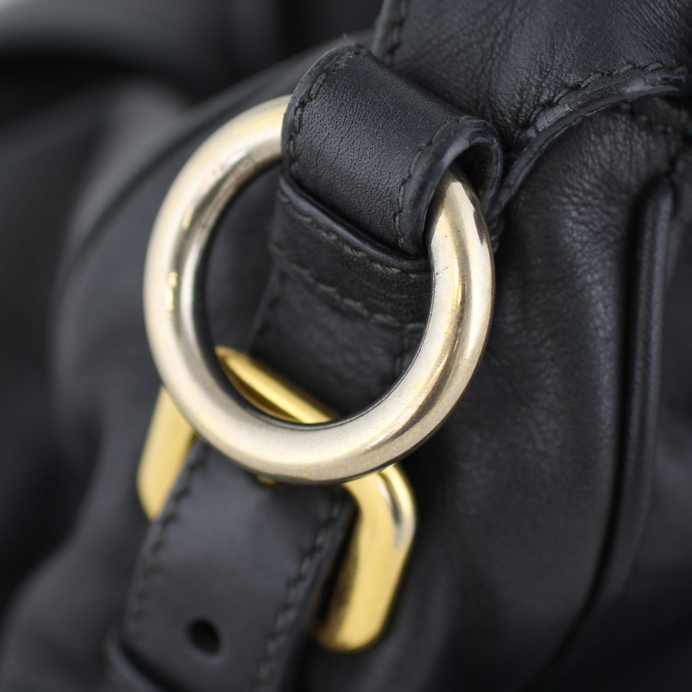 Prada Soft Calf Bauletto Bag Hardware