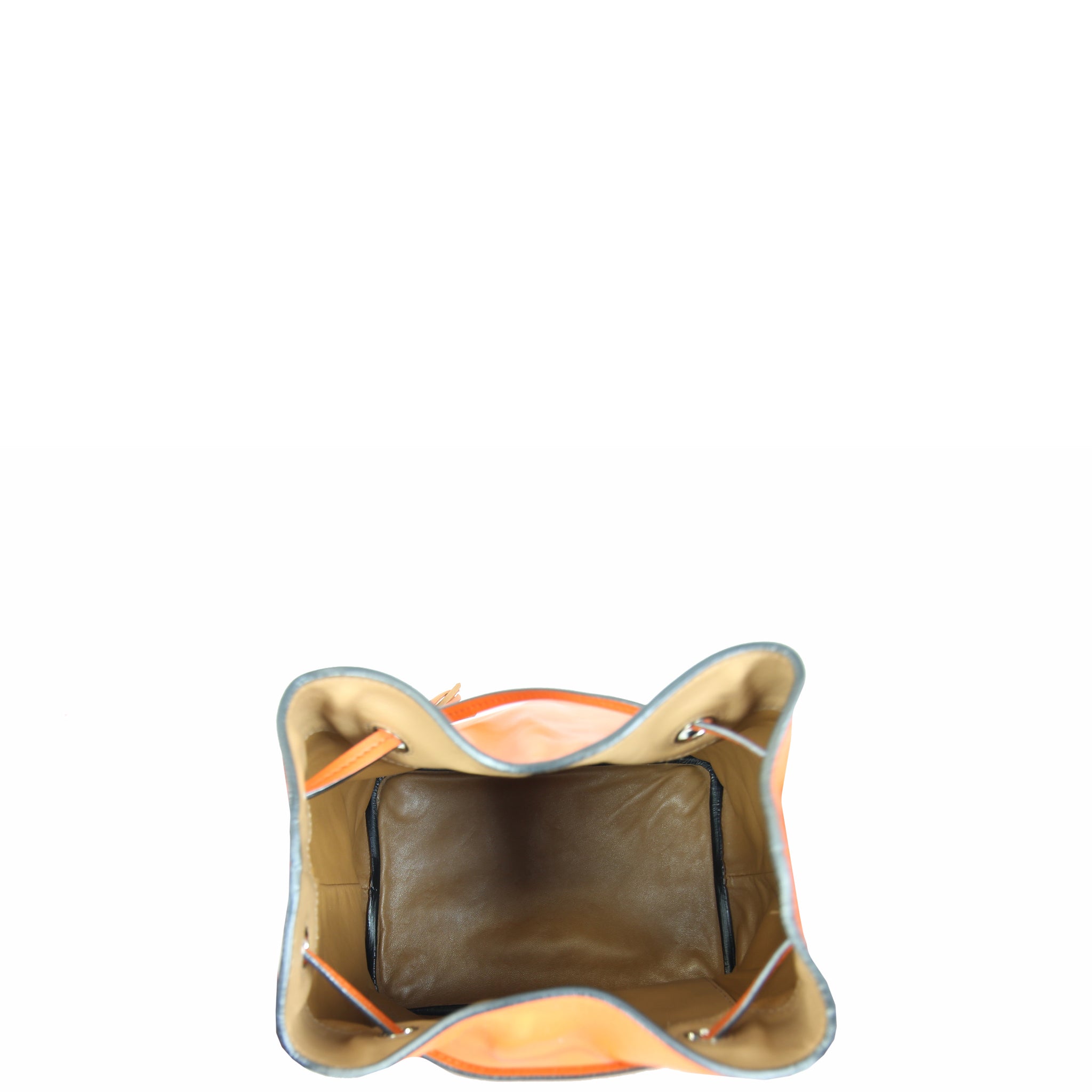 Prada Soft Calf Bucket Bag Interior