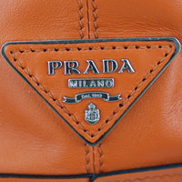 Prada Soft Calf Bucket Bag Logo