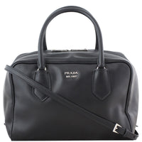 Prada Soft Leather Medium Inside Bag Front Strap